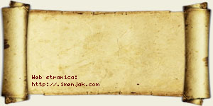 Jana Kajganić vizit kartica